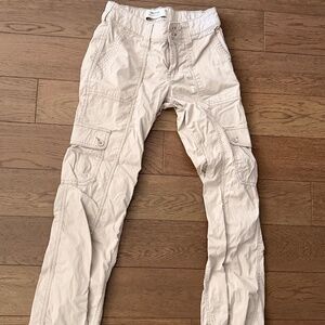 Hollister Cargo Pant- Beige / Cream